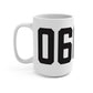 06088 East Windsor Connecticut Zip Code Mug 15oz