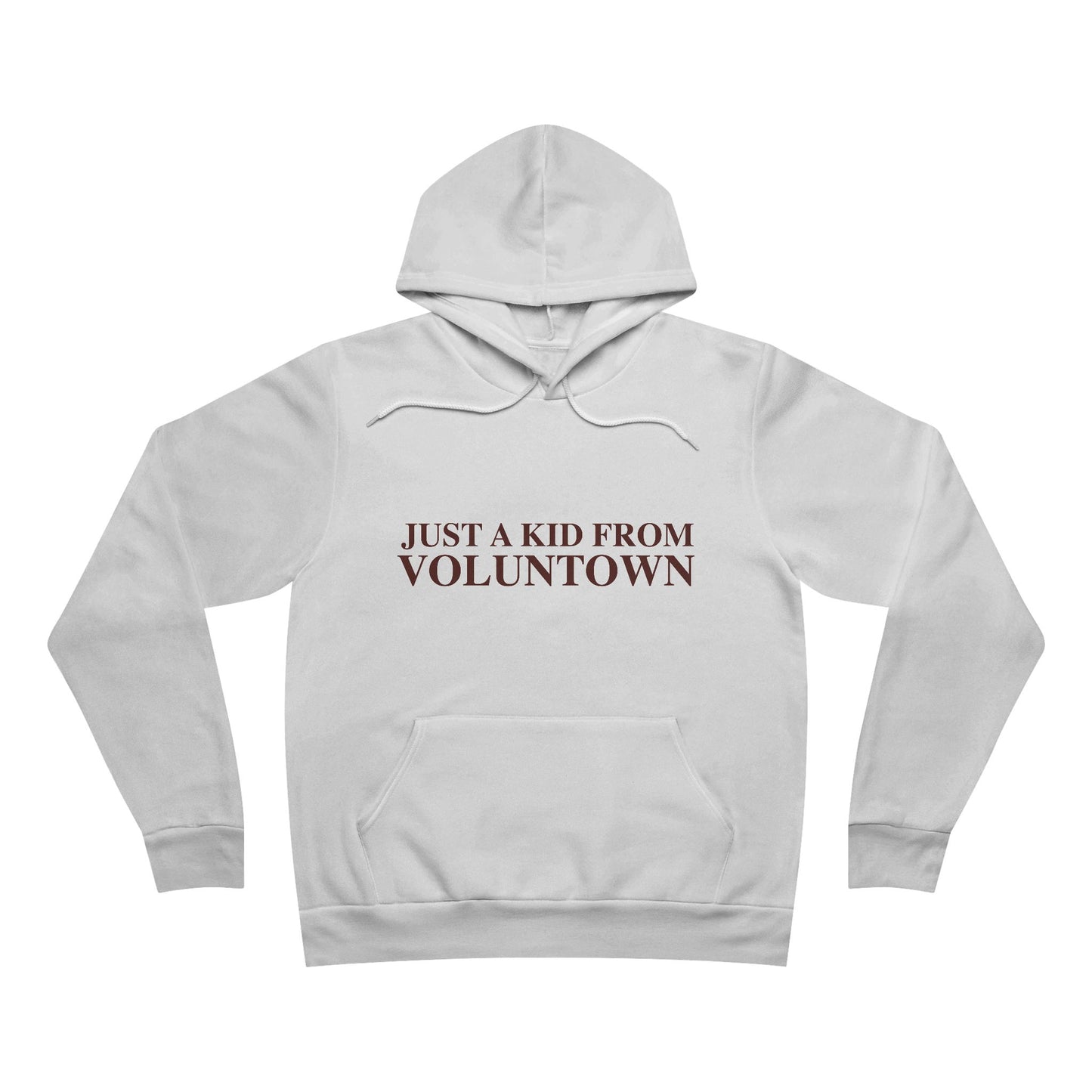 Just a kid from Voluntown Unisex Sponge Fleece Pullover Hoodie