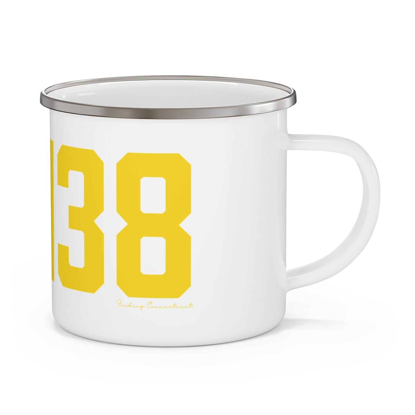 06438 Haddam Connecticut Zip Code Enamel Camping Mug
