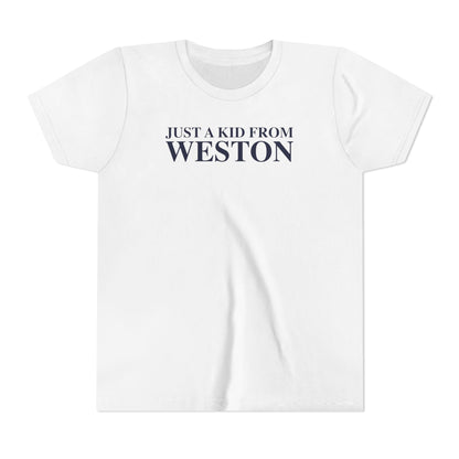 Just a kid from Weston Youth Short Sleeve T-Shirt