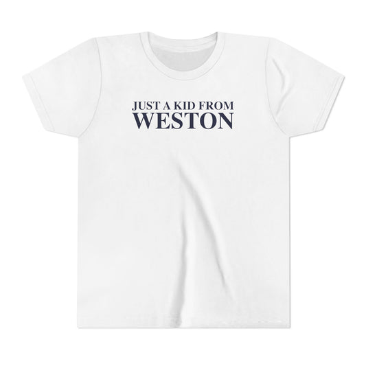 Just a kid from Weston Youth Short Sleeve T-Shirt