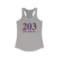 203 Trumbull Red White & Blue Women's Ideal Racerback Tank Top