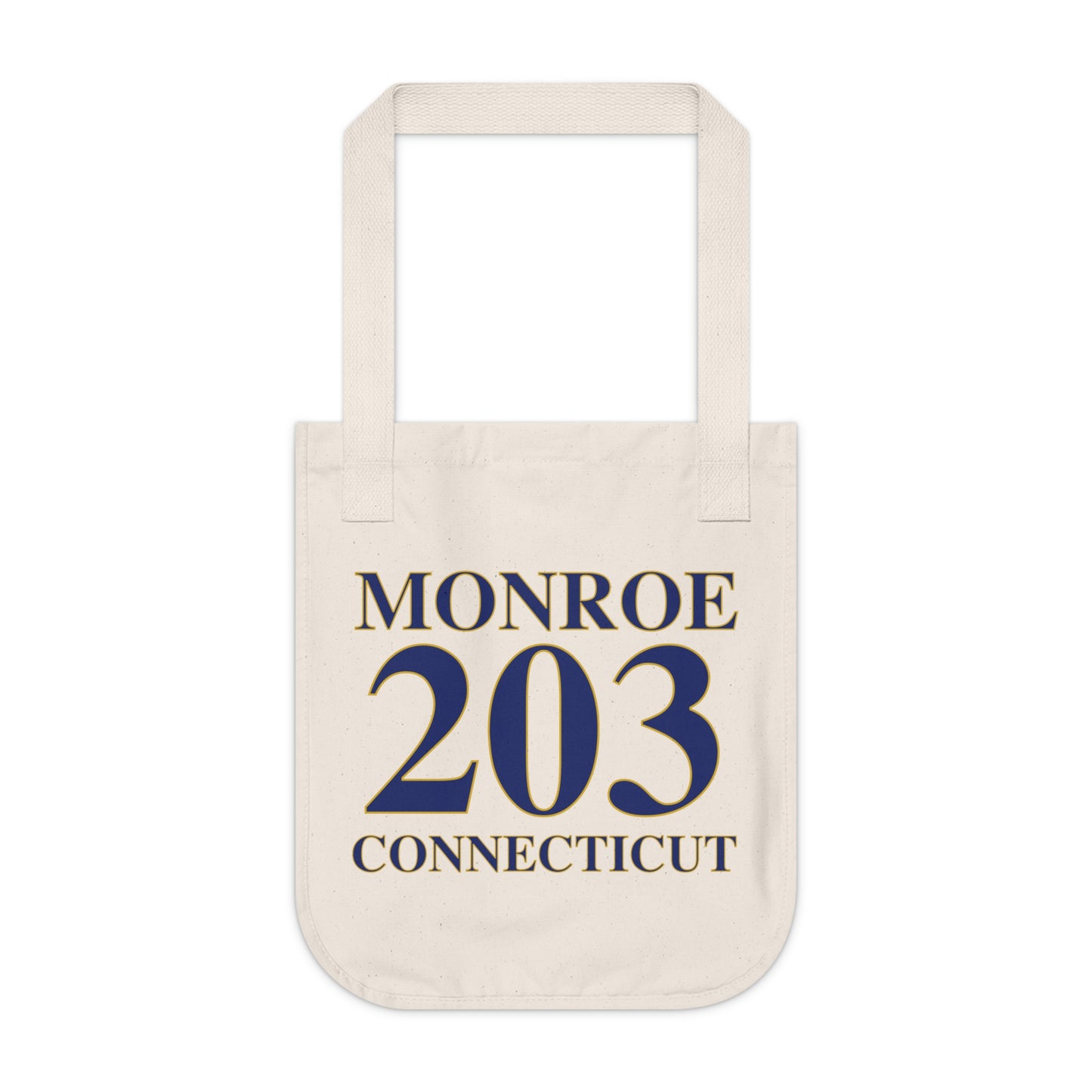 Monroe 203 Connecticut Organic Canvas Tote Bag