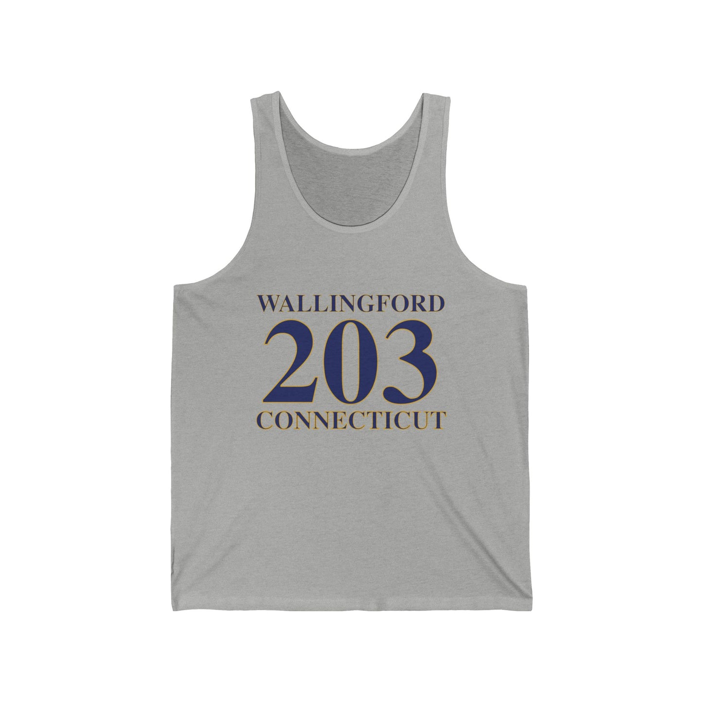 Wallingford 203 Connecticut Unisex Jersey Tank