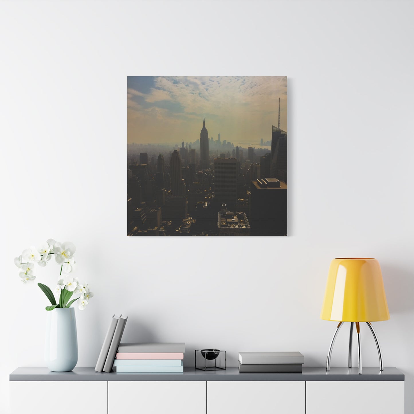 NYC Skyline Matte Canvas, Stretched, 1.25"