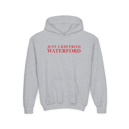 Just a kid from Waterford Youth Heavy Blend Hooded Sweatshirt