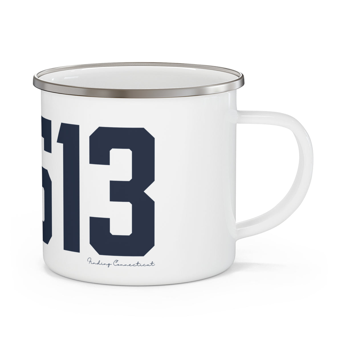 06513 East Haven Connecticut Zip Code Enamel Camping Mug