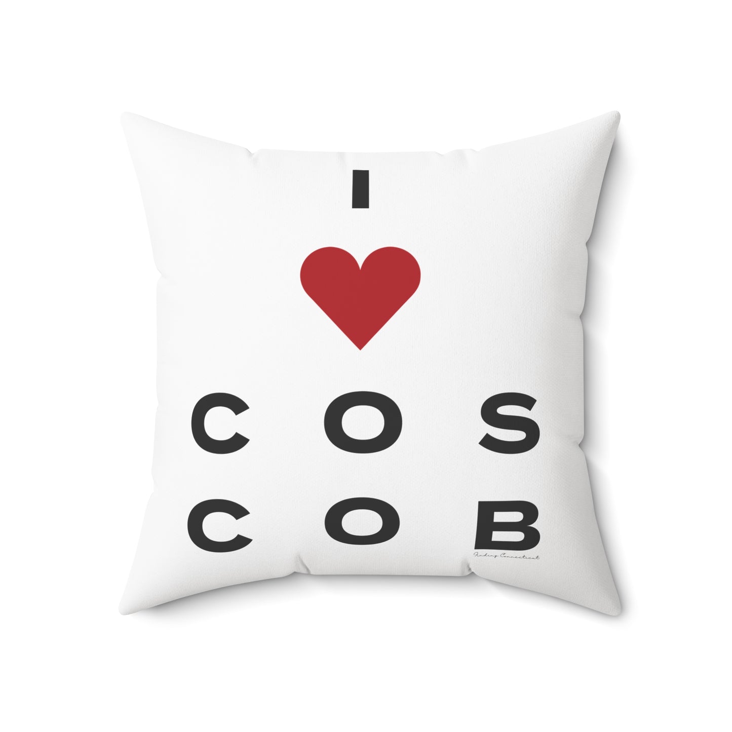 Cos Cob Vision Spun Polyester Square Pillow