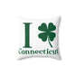 I Clover Connecticut Spun Polyester Square Pillow
