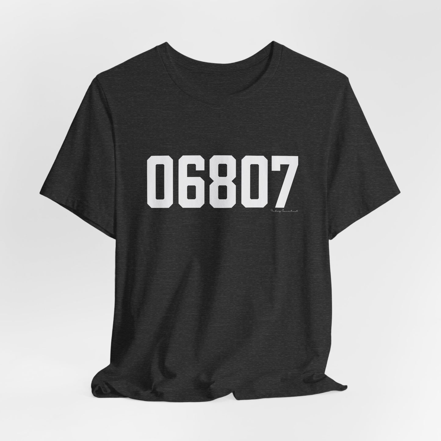 06807 - Greenwich CT Zip Code Unisex Jersey Short Sleeve T-Shirt