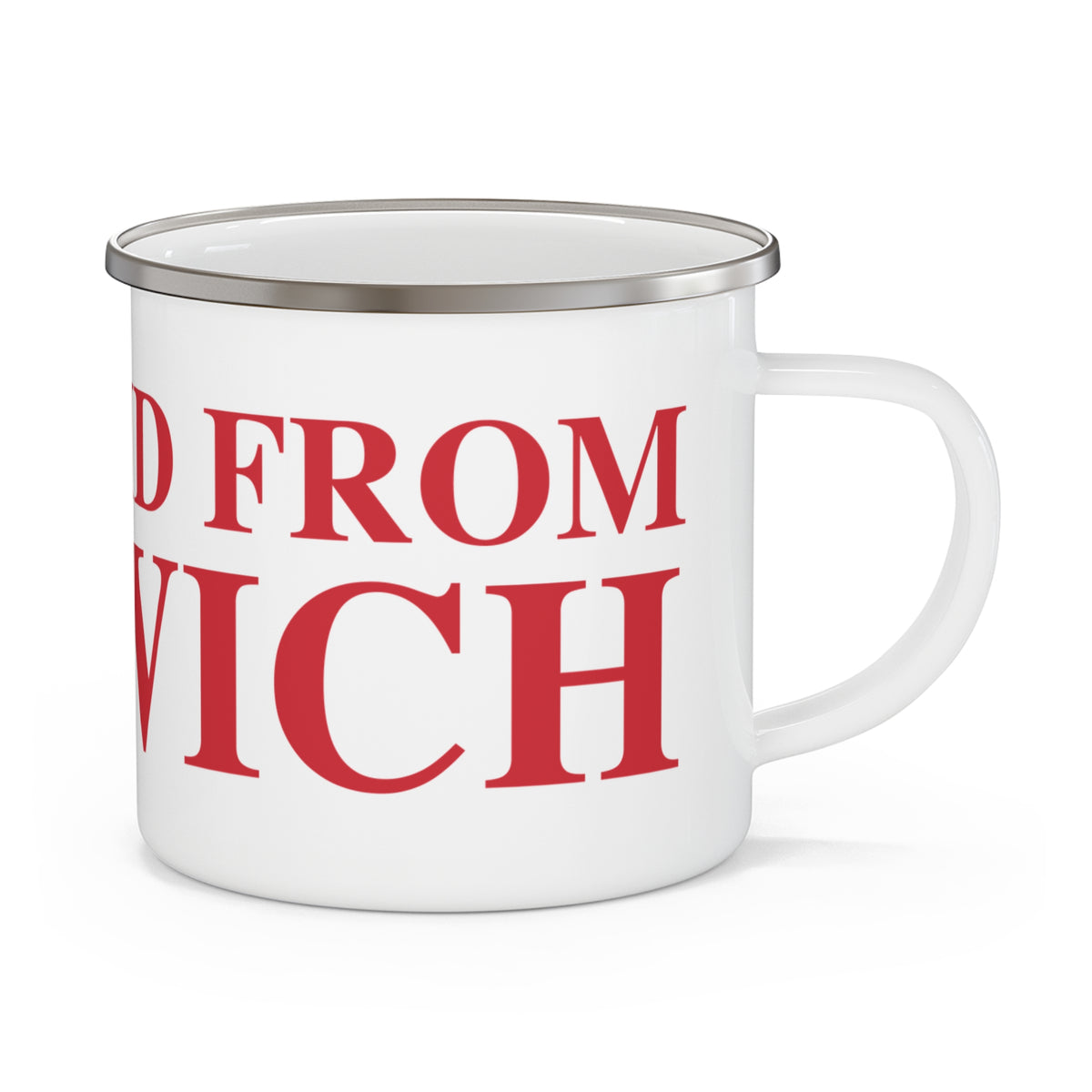 Just a kid from Norwich Enamel Camping Mug