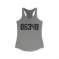 06340 Groton Connecticut Zip Code Women's Ideal Racerback Tank Top