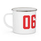 06824 Fairfield Connecticut Zip Code Enamel Camping Mug