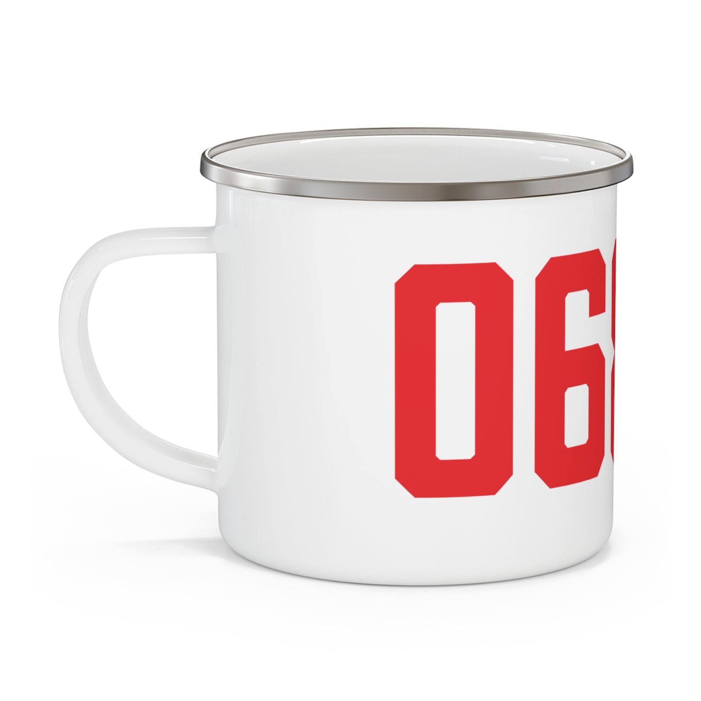 06824 Fairfield Connecticut Zip Code Enamel Camping Mug