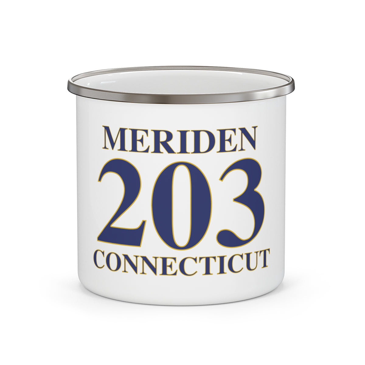 Meriden 203 Connecticut Enamel Camping Mug