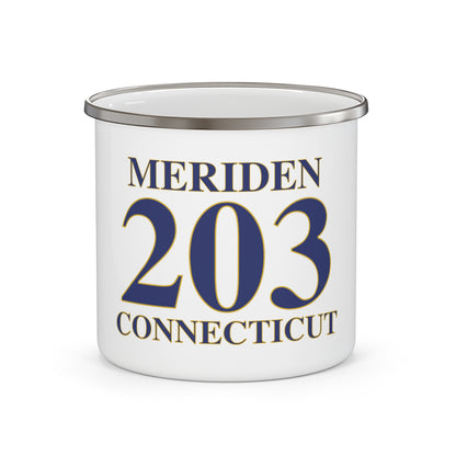 Meriden 203 Connecticut Enamel Camping Mug