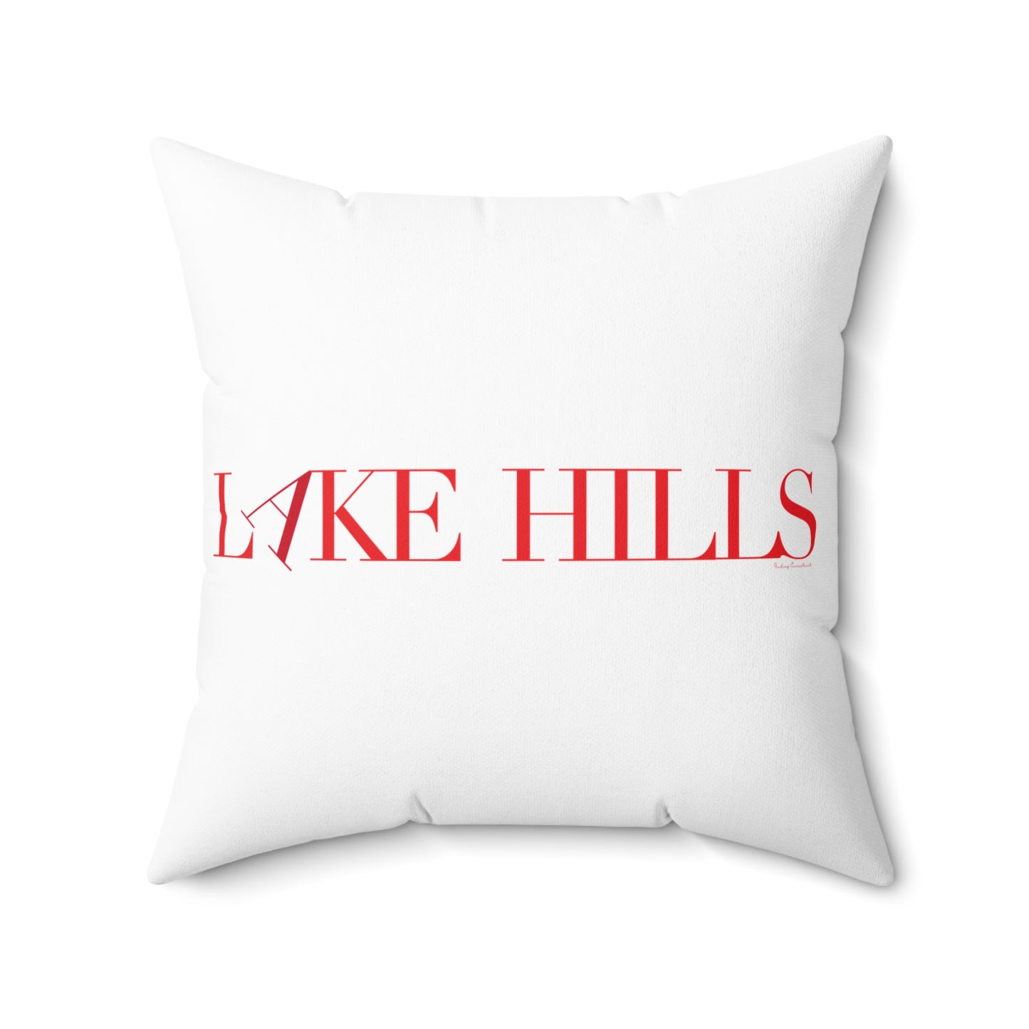 41 Tilt Lake Hills Spun Polyester Square Pillow