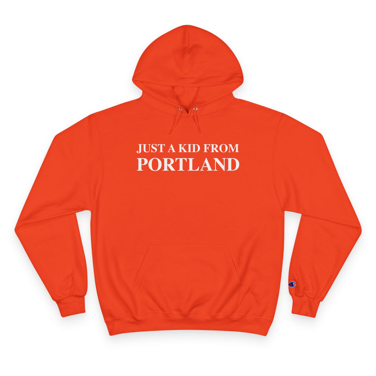 Just a kid from Portland Champion Hoodie