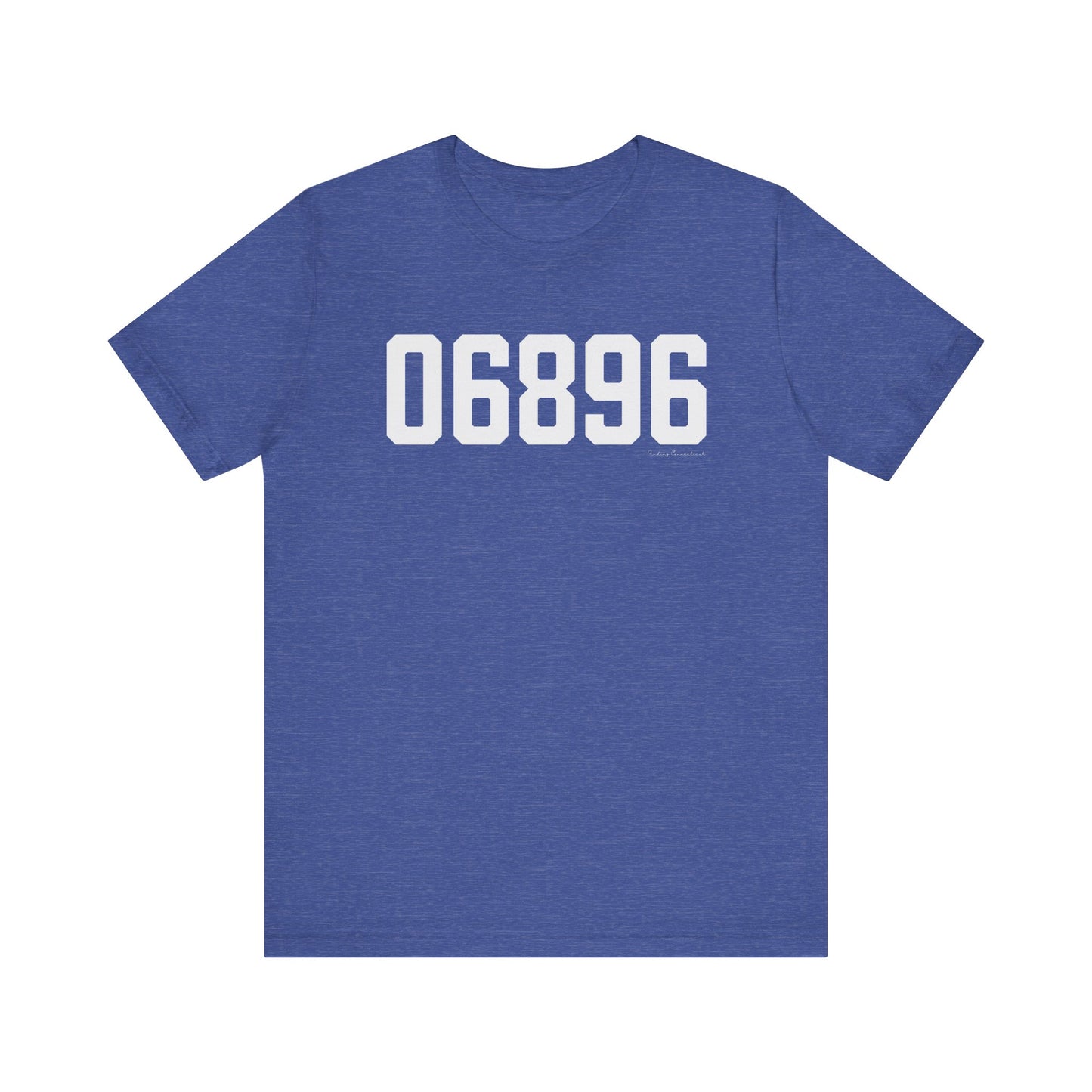 06896 Redding CT Zip Code Unisex Jersey Short Sleeve T-Shirt