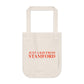 Just a kid from Stamford Organic Canvas Tote Bag