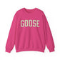 Goose Zip Code Cream & Purple Unisex Heavy Blend™ Crewneck Sweatshirt