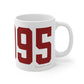 06095 Windsor Connecticut Zip Code Mug 11oz