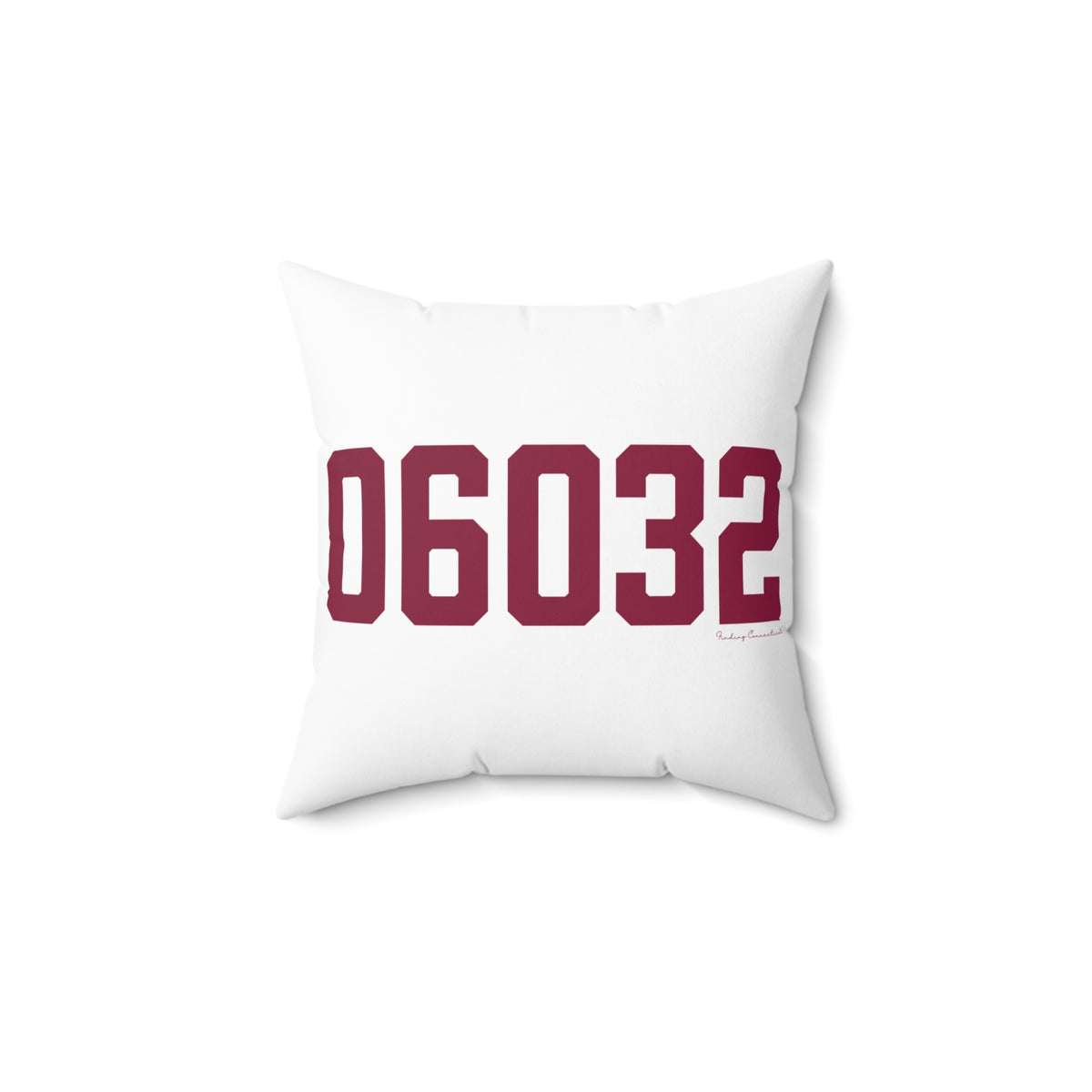 06032 Farmington Connecticut Zip Code Polyester Square Pillow