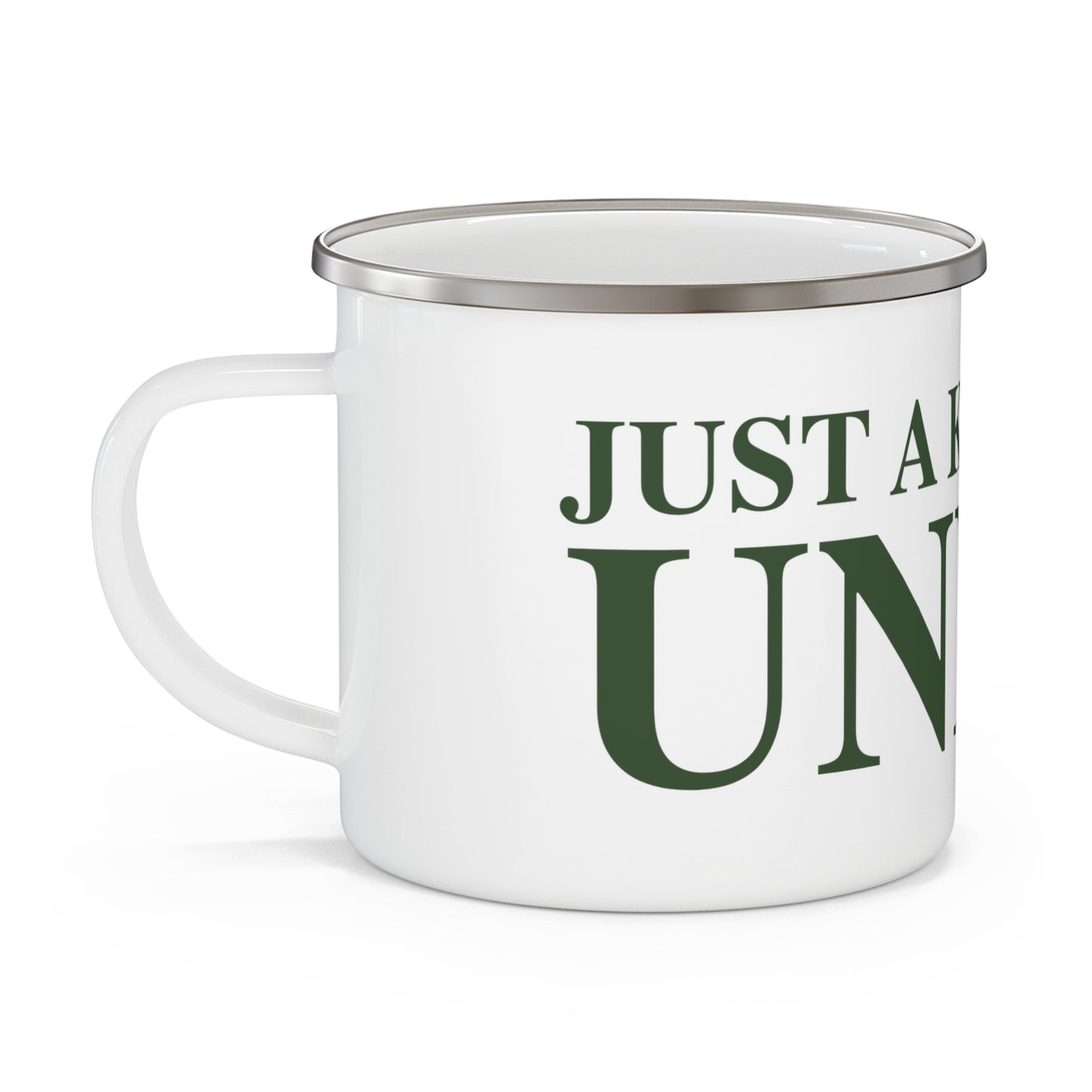 Just a kid from Union Enamel Camping Mug