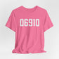 06910 Stamford CT Zip Code Unisex Jersey Short Sleeve T-Shirt
