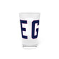 Goose Zip Code Blue & Purple Pint Glass, 16oz