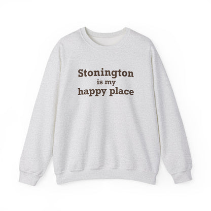 Stonington is My Happy Place Unisex Heavy Blend™ Crewneck Sweatshirt