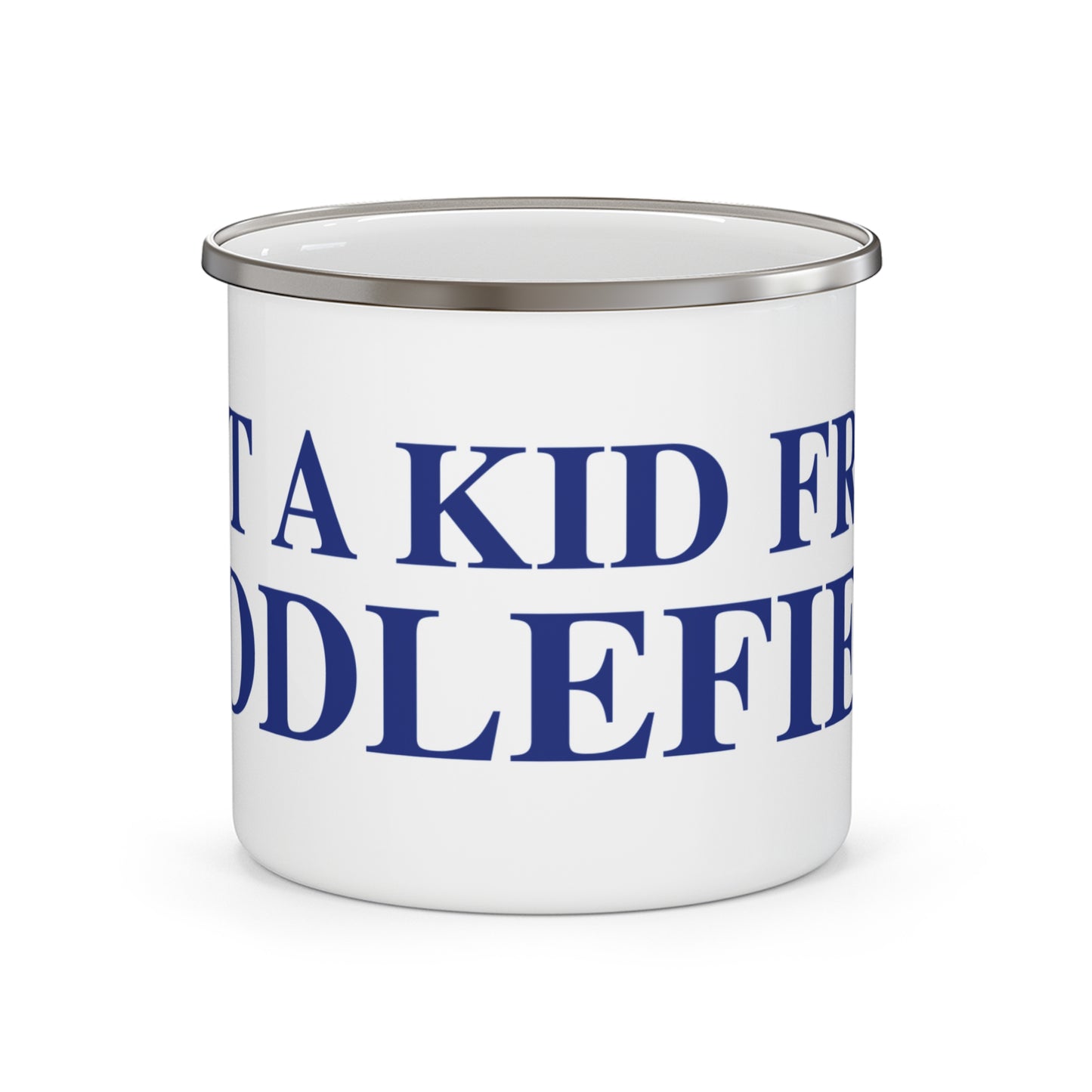 Just a kid from Middlefield Enamel Camping Mug