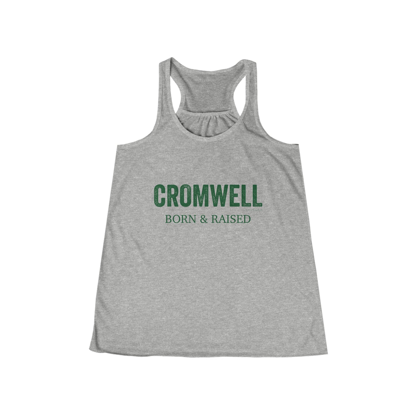 Cromwell Born & Raised Women's Flowy Racerback Tank Top (shirt)