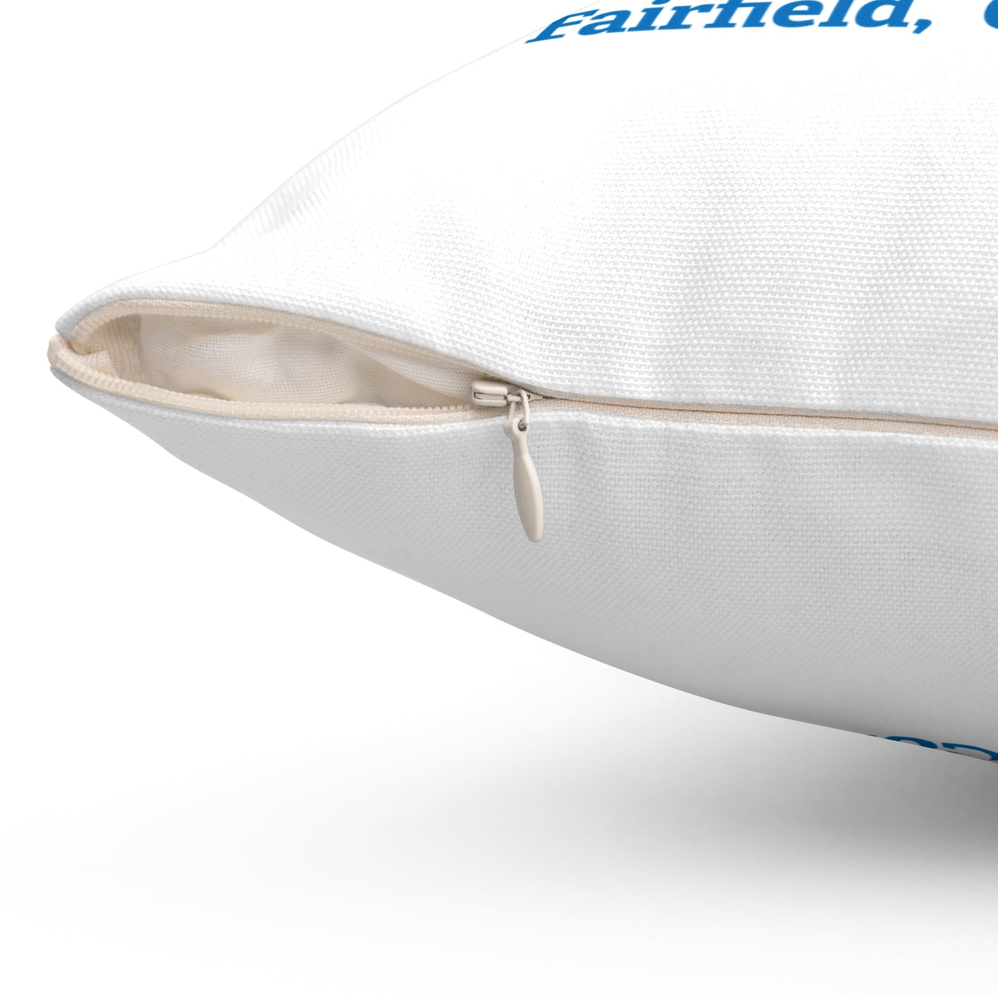I Heart FFLD Spun Polyester Square Pillow