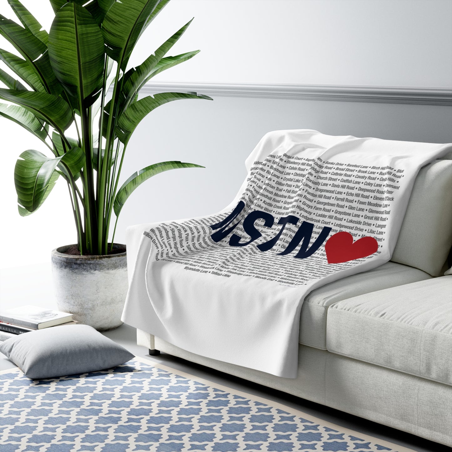 Weston Love Sherpa Fleece Blanket
