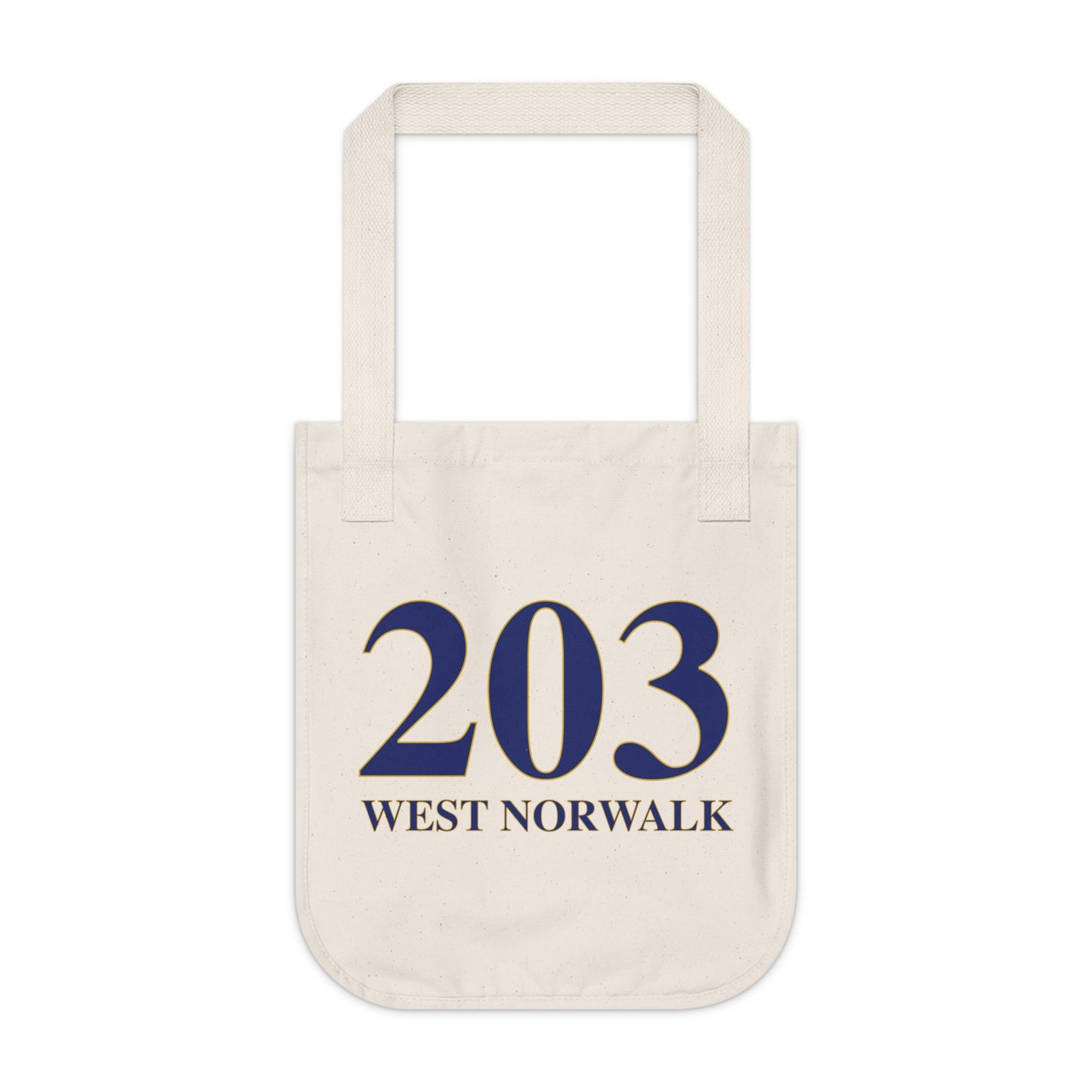 203 West Norwalk Organic Canvas Tote Bag