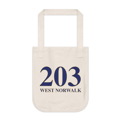 203 West Norwalk Organic Canvas Tote Bag