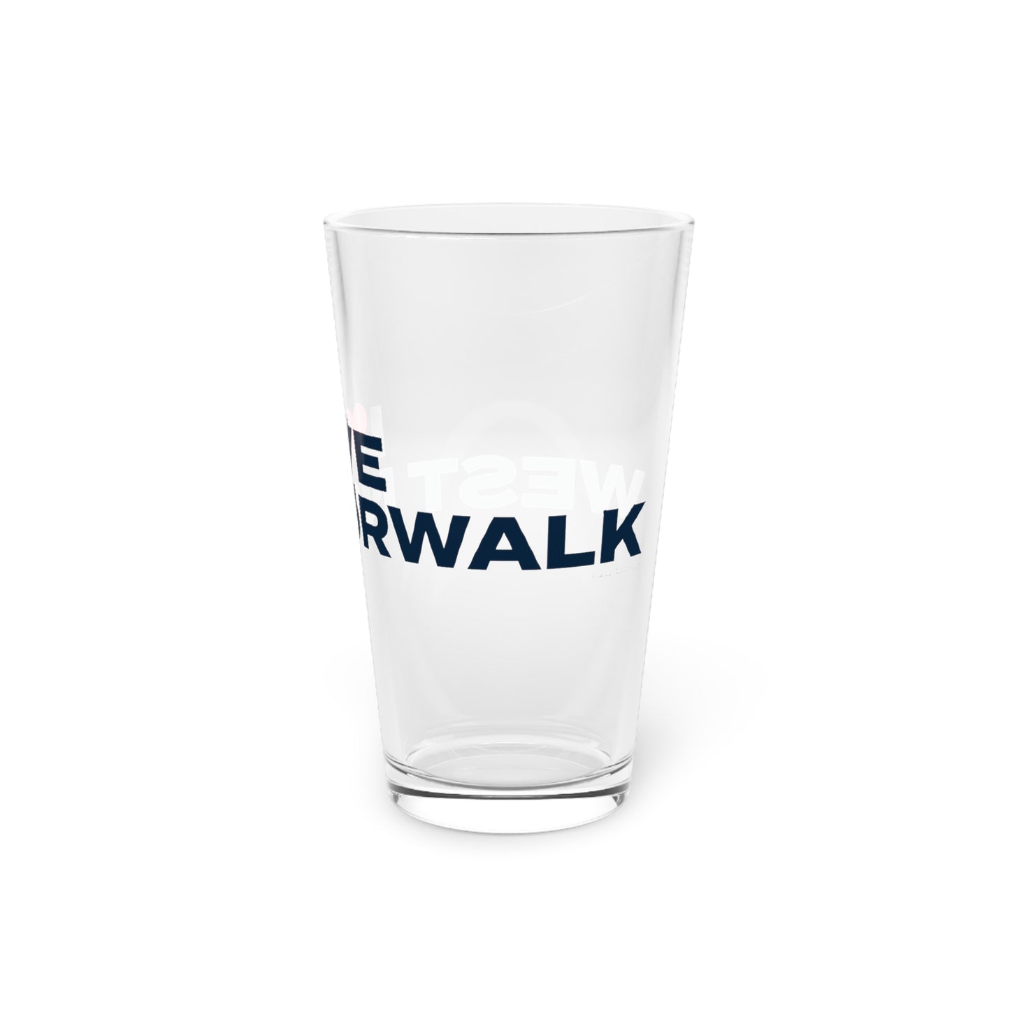 Love West Norwalk Pint Glass, 16oz