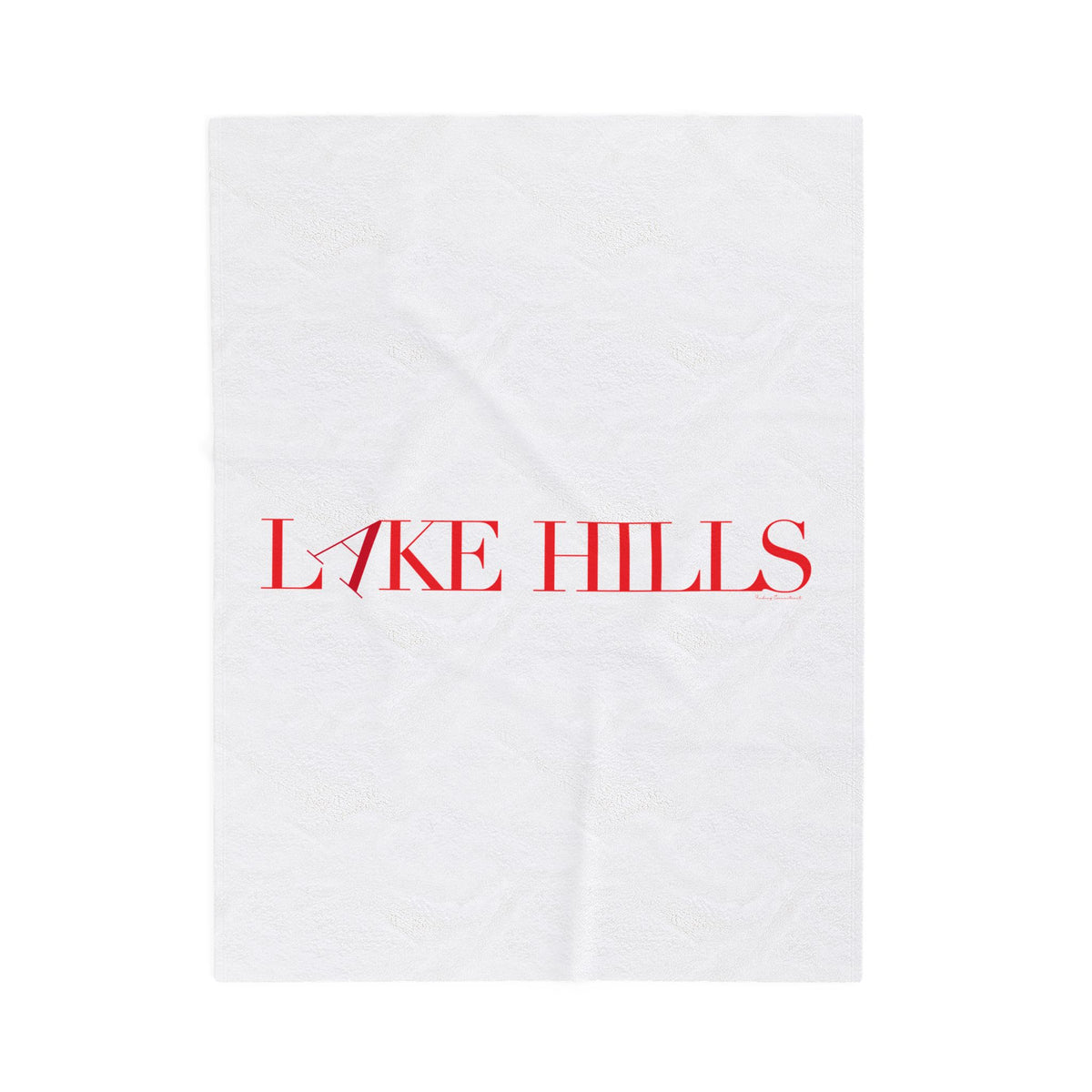 41 Tilt Lake Hills Velveteen Plush Blanket