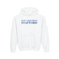 Just a kid from Stafford Youth Heavy Blend Hooded Sweatshirt