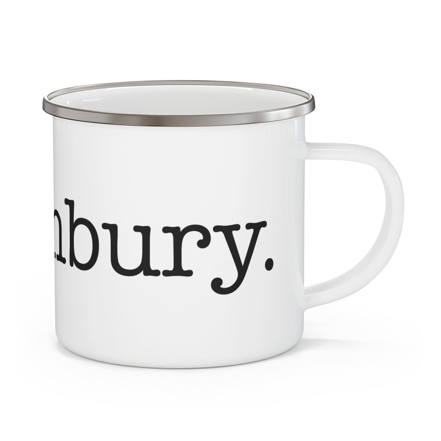I Heart Cranbury. Enamel Camping Mug