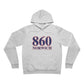 860 Norwich Red White & Blue Unisex Sponge Fleece Pullover Hoodie