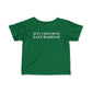 Just a kid from East Haddam Infant Fine Jersey T-Shirt