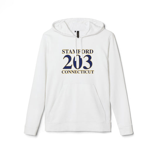 Stamford 203 Connecticut adidas Unisex Fleece Hoodie