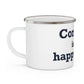 Cornwall is My Happy Place Enamel Camping Mug