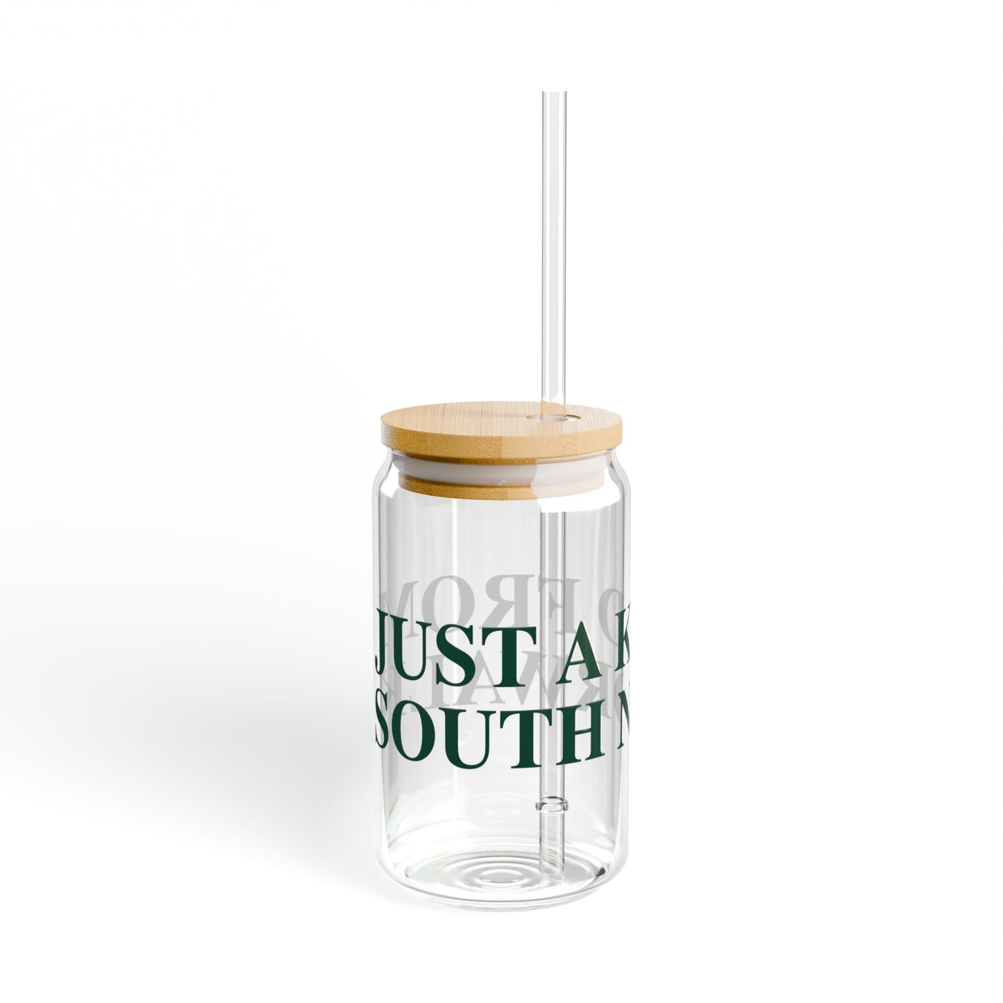 Just a kid from South Norwalk Sipper Glass, 16oz