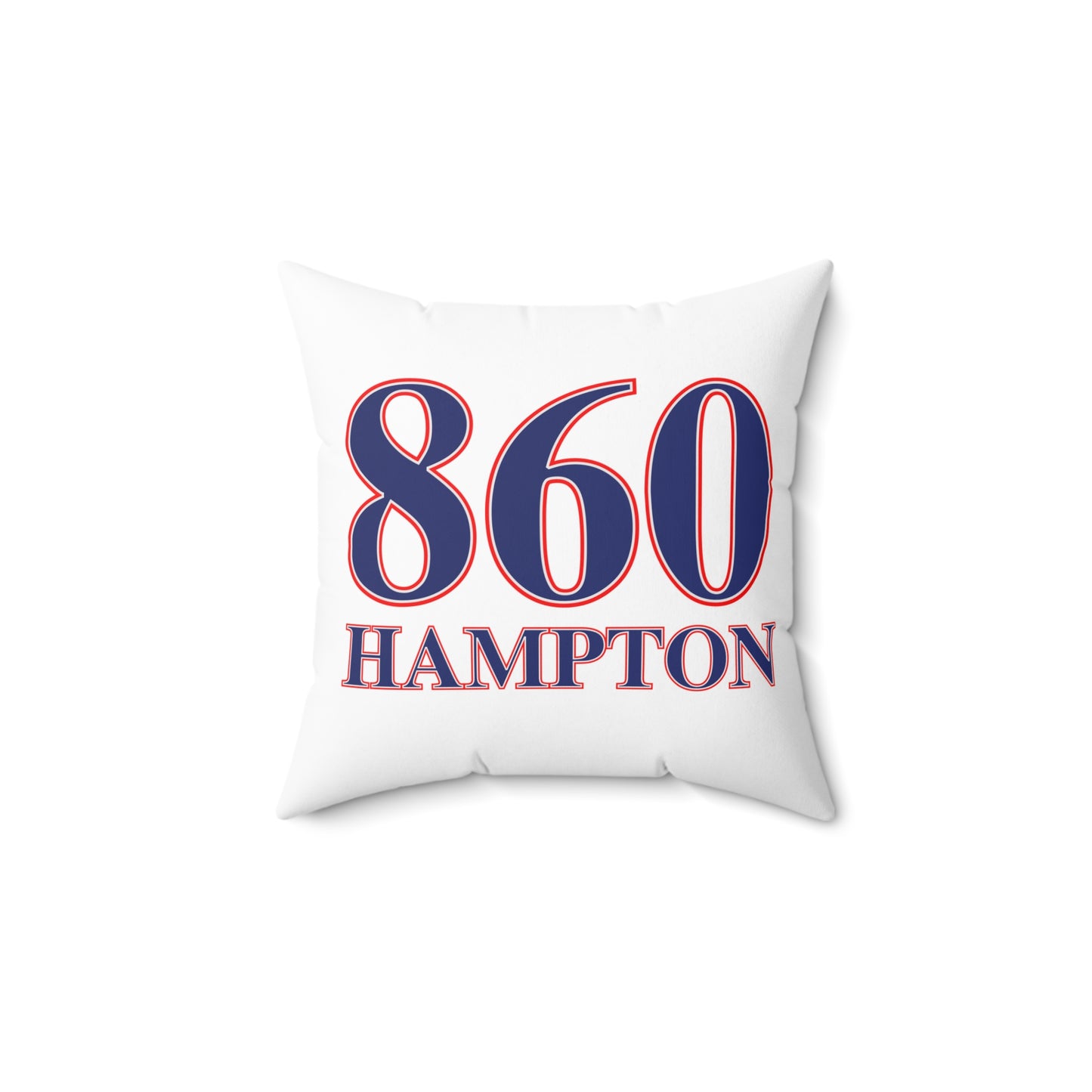 860 Hampton Red, White & Blue Spun Polyester Square Pillow