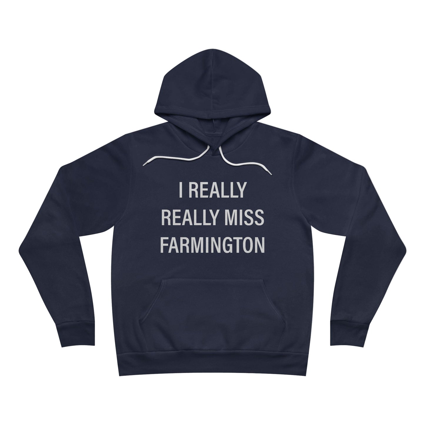 I Really Really Miss Farmington Unisex Sponge Fleece Pullover Hoodie