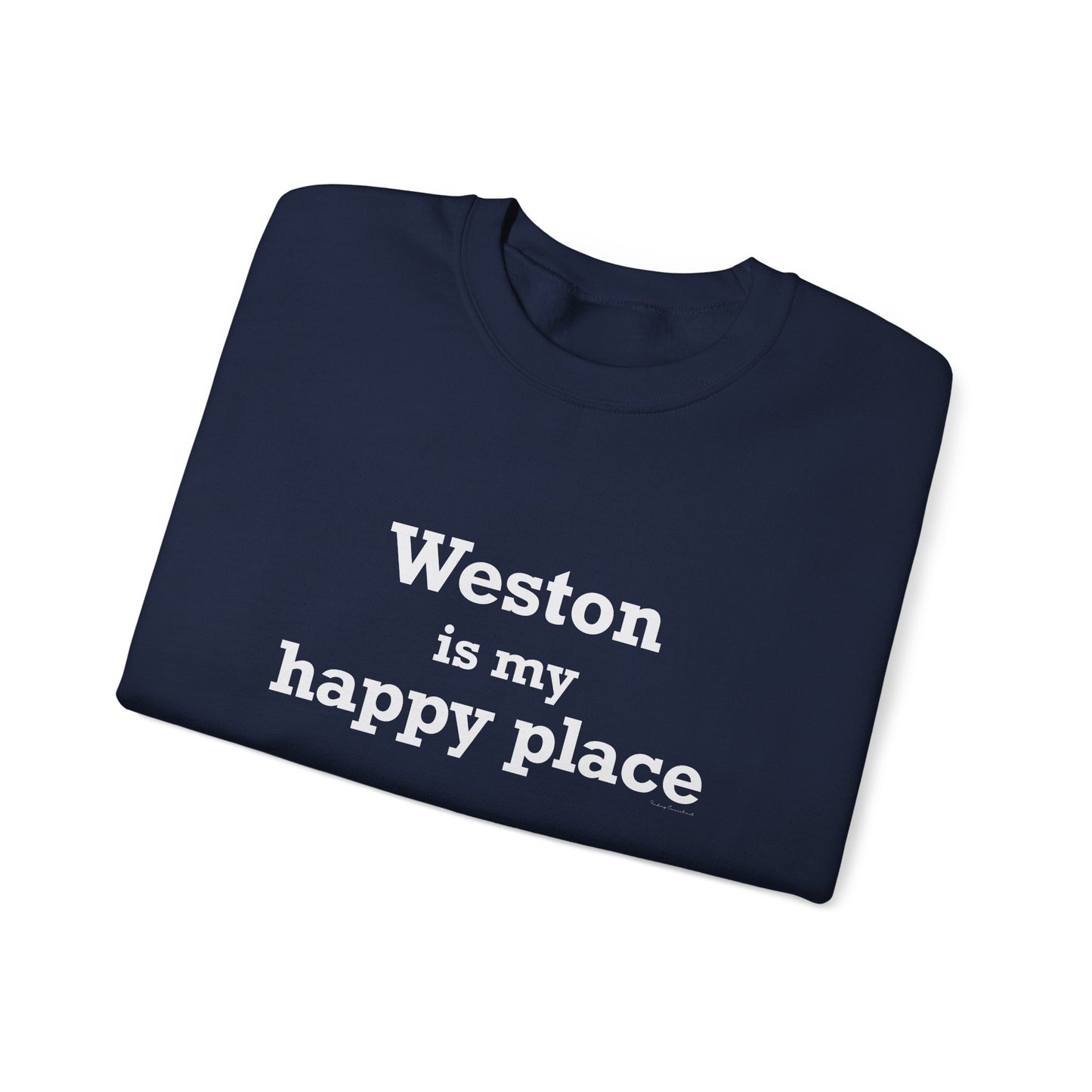 Weston Is My Happy Place Unisex Heavy Blend™ Crewneck Sweatshirt