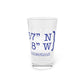 New Fairfield Coordinates Pint Glass, 16oz